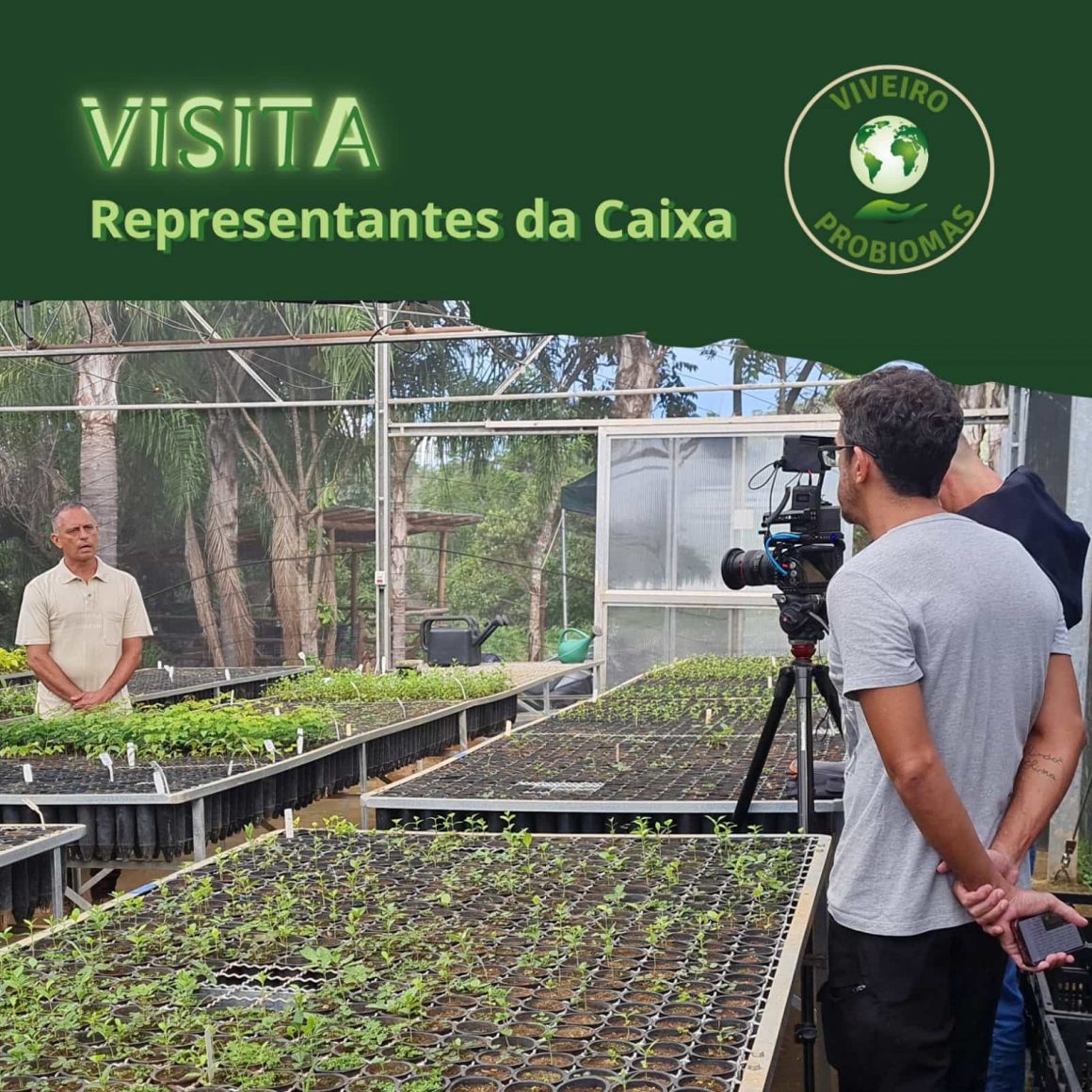 Representantes da Caixa Econômica Federal visitam a Probiomas